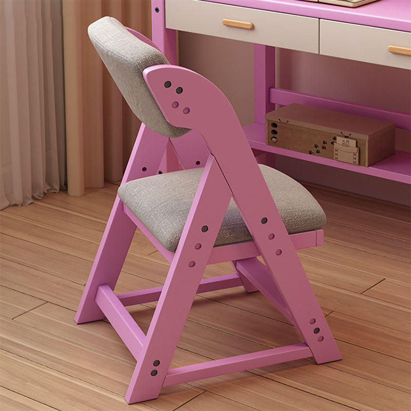 Contemporary Style Chair Dining Armless Side Chairs with Wooden Legs