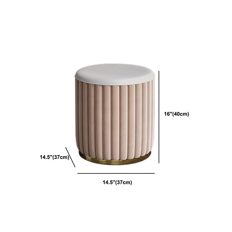 2/5-Drawer Vanity Makeup Table Set Metal Dressing Table in Beige