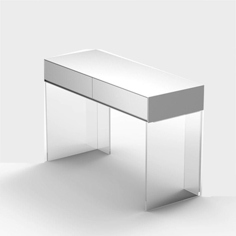 Contemporary Vanity 2 Storage Drawers 29.52" H Make-up Vanity Desk