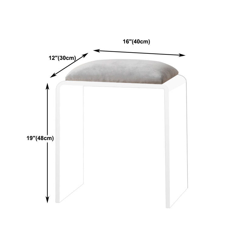 Contemporary Vanity 2 Storage Drawers 29.52" H Make-up Vanity Desk