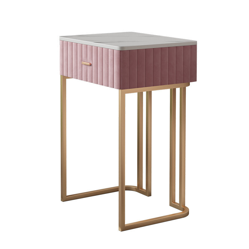1 Drawer Dressing Table Luxurious Metal Frame Make-up Vanity