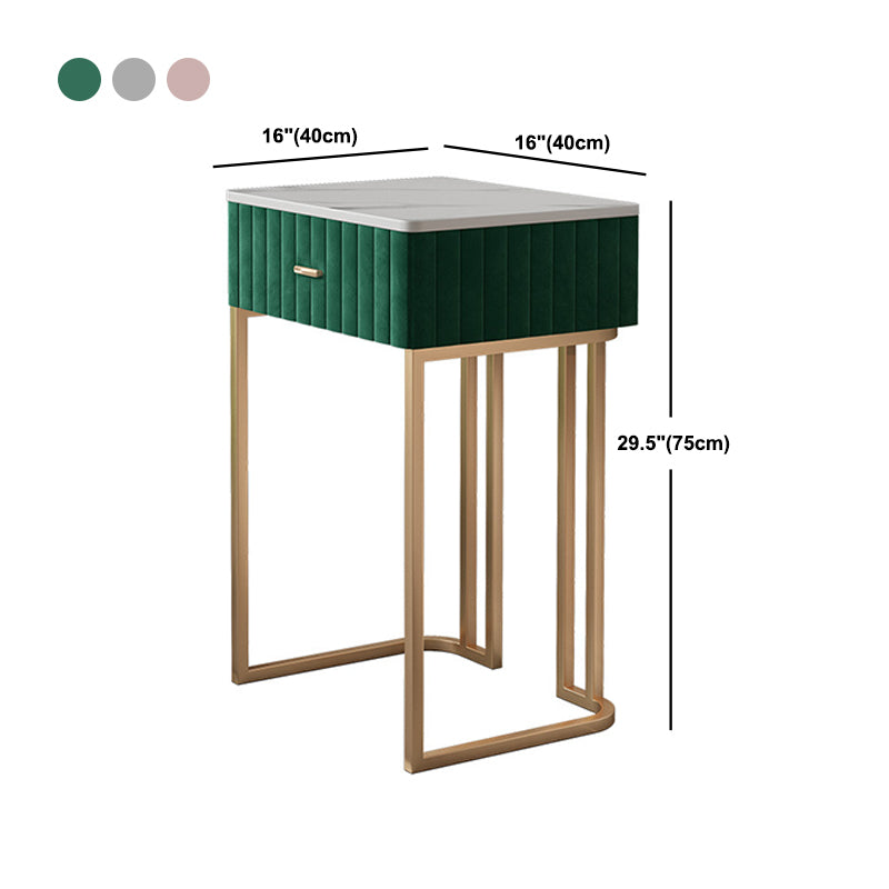 1 Drawer Dressing Table Luxurious Metal Frame Make-up Vanity