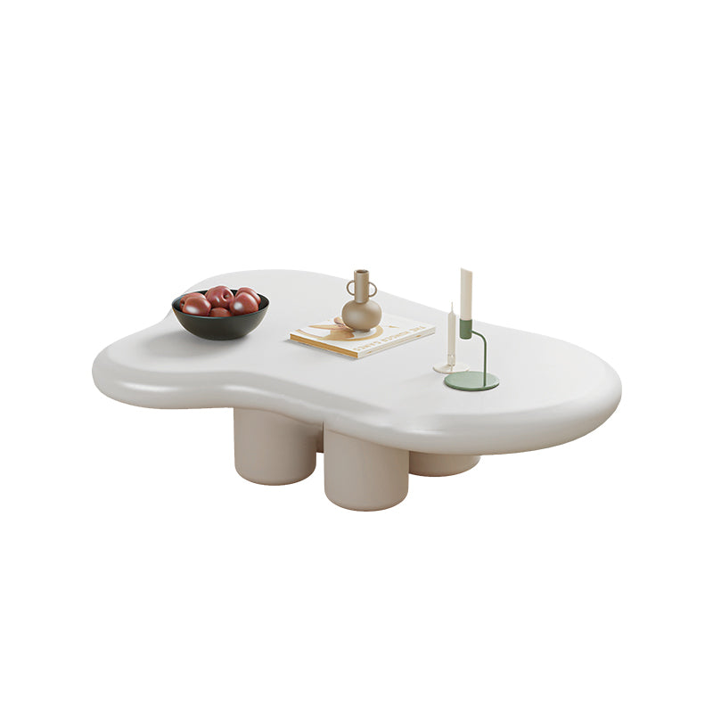 Scandinavian Wooden Coffee Table Free form 3 Legs Coffee Table Set
