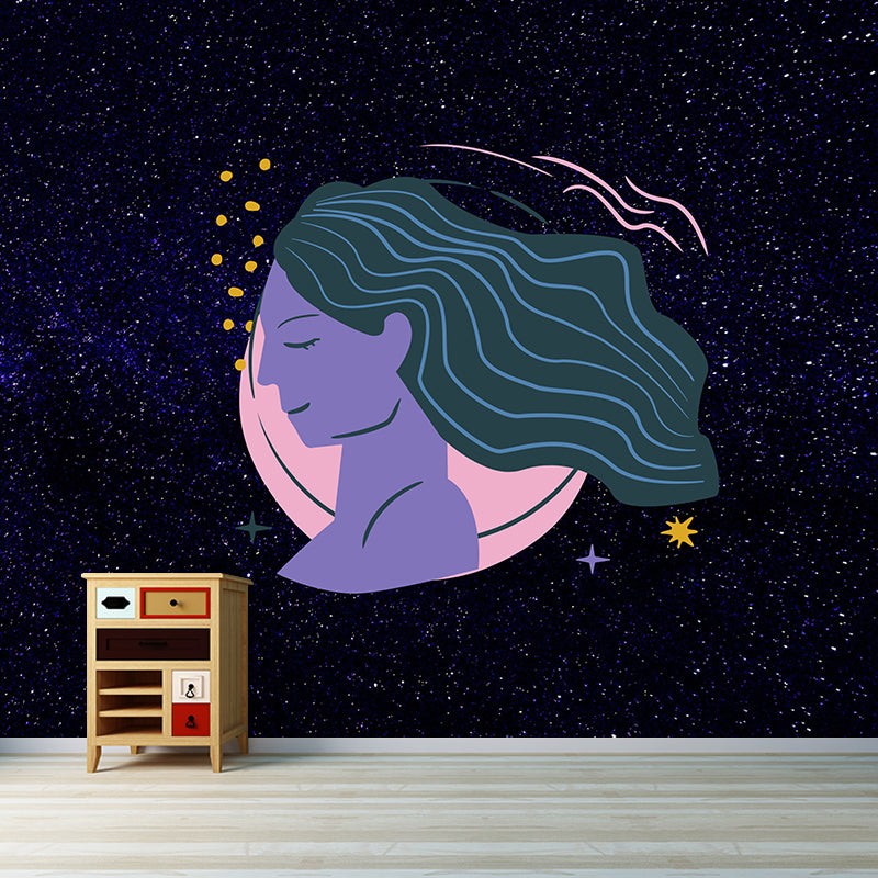 Modern Illustration Mural Wallpaper Constellation Indoor Wall Mural