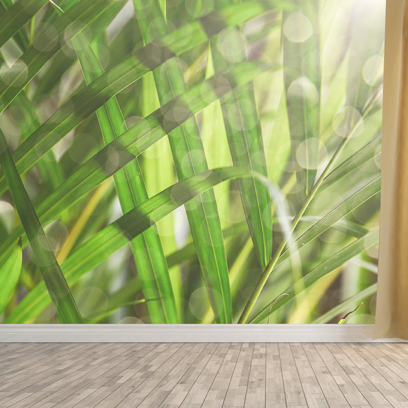 Exquisite Wall Mural Tropical Plant Leaf Print Sitting Room Wall Mural