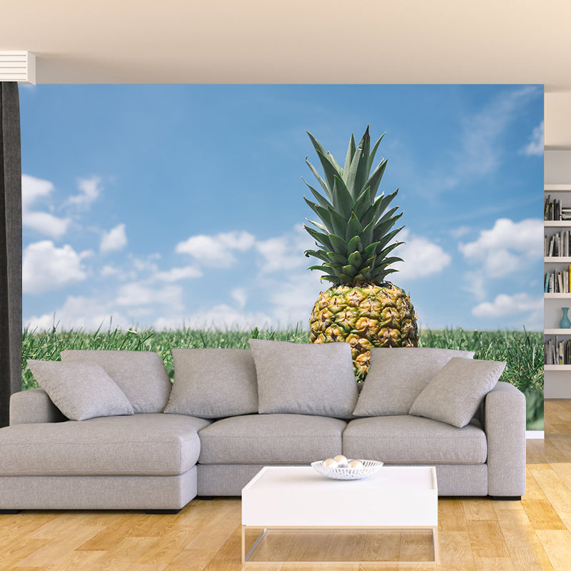 Stunning Wall Mural Tropical Plant Leaf Pattern Living Room Wall Mural