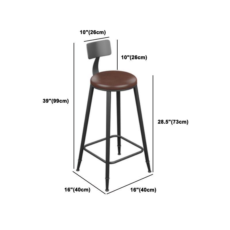 Industrial Wooden Bar Table Set 1/2/4/5 Pieces Rectangle Bar Table and Backless Bar Stools