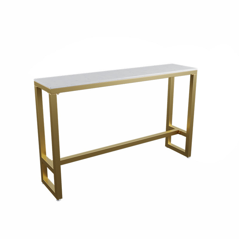 Rectangle Bar Table and Stools 1/4/7 Pieces Sintered Stone Bar Table with Low Back Stools