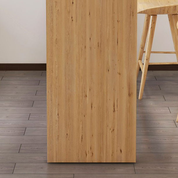 Contemporary Pub Set 1/2/3 Pcs Solid Wood Counter and Bar Stools