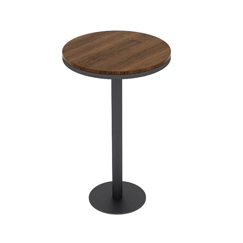 Industrial Solid Wood Bar Table Set 1/2/3/7 Pieces Counter Table with Upholstered Stools