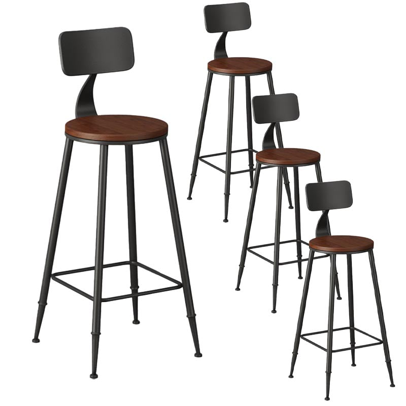 Glam 1/4/6 Pieces Counter Height Set Wood and Metal Rectangle Pub Dining Set