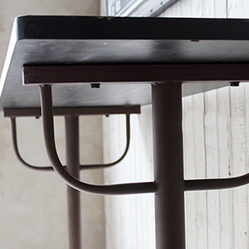 Glam 1/2/5/7 Pieces Counter Height Set Rectangle Trestle Bar Stool and Table Set