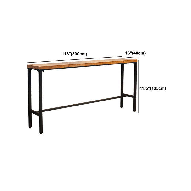 Coffee Shop 1/2/5/8 Pieces Table and Stool Set Rectangle Glam Pub Dining Set