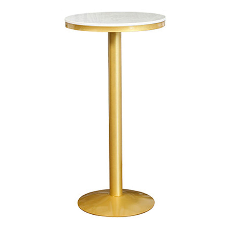 Glam Stone Bar Table Set 1/2/3 Pieces Round Counter Table for Indoor