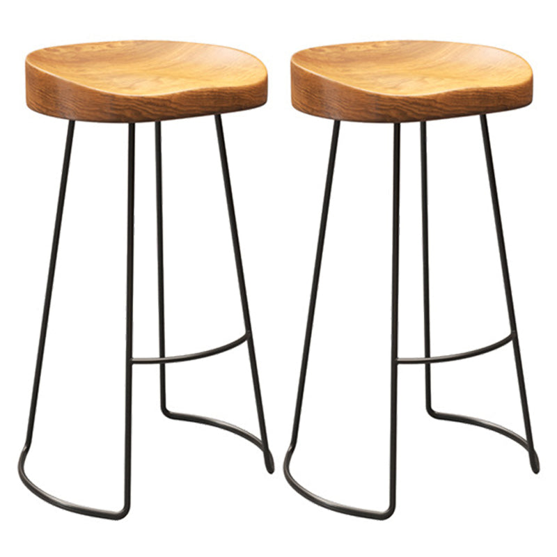 Industrial Rectangle Bar Table Set 1/5 Pieces Natural Colour Wood Counter Table