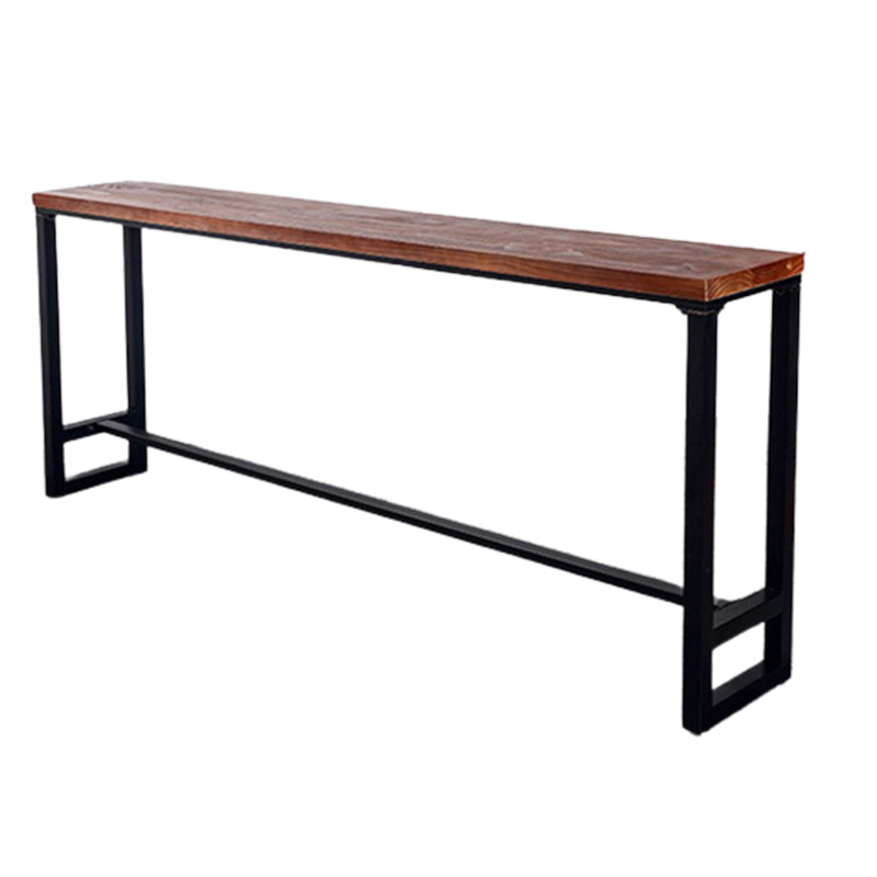 Industrial Rectangle Bar Table Set 1/6/9 Pieces Wood Counter Table