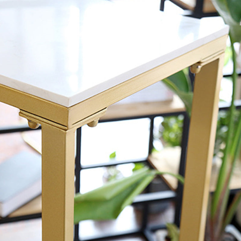 Luxurious Rectangle Bar Table Set 1/4/5/7 Pieces Sintered Stone Counter Table with Stools