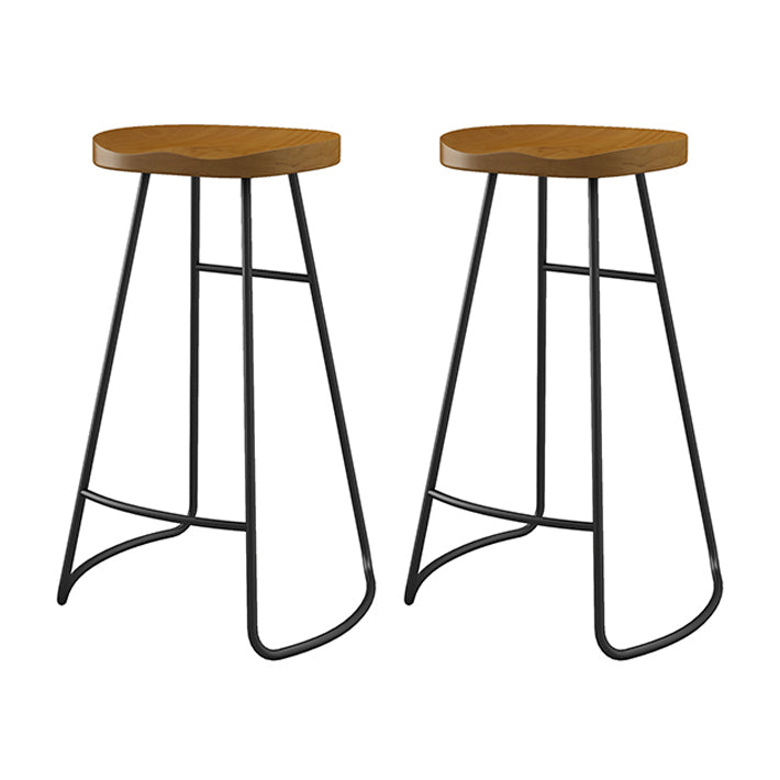 1/2/9 Pieces Industrial Pub Table Set Rectangle Bar Table and Armless Bar Stools