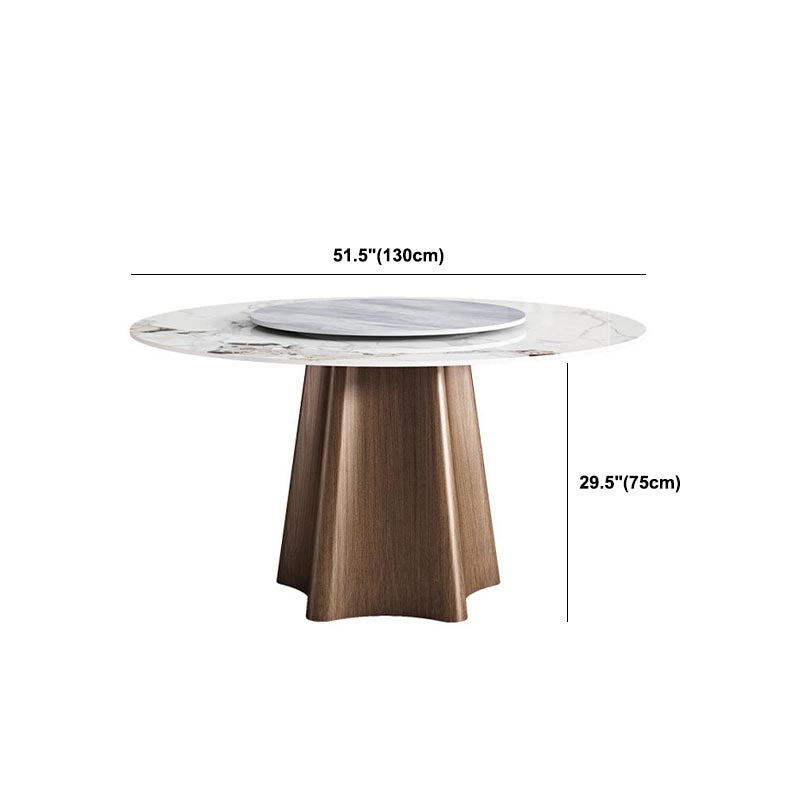 Modern Dining Set Stone 1/4/5/7 Pieces Dining turntable Furniture for Home