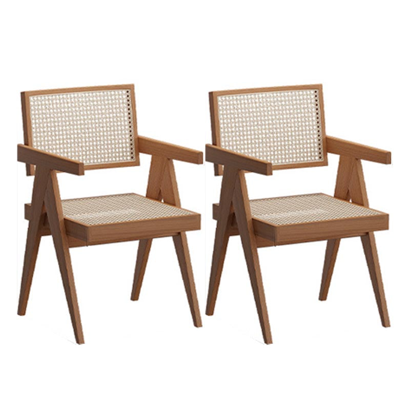 Modern Dining Furniture Set 1/2/5 Pcs Solid Wood Dining Table and Chairs