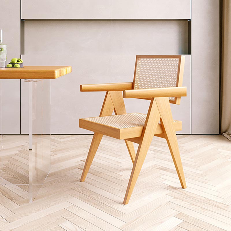 Modern Dining Furniture Set 1/2/5 Pcs Solid Wood Dining Table and Chairs