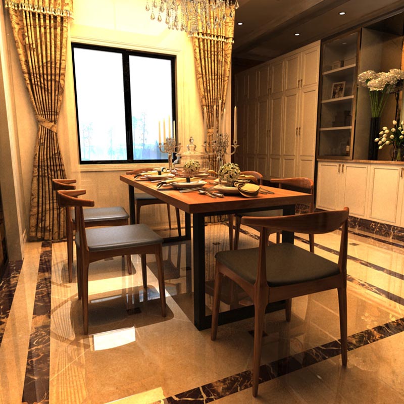 Industrial 1/2/7 Pieces Dining Set Wood Dining Furniture for Shop