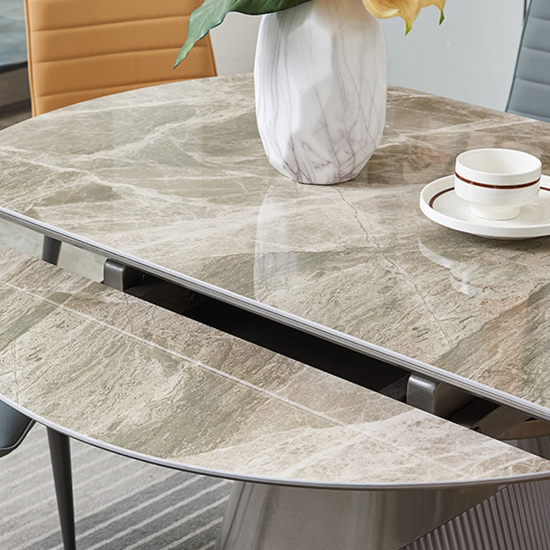 Contemporary Dining Set Stone 1/2/5/7 Pieces Dining Turntable Furniture for Home