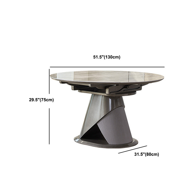 Contemporary Dining Set Stone 1/2/5/7 Pieces Dining Turntable Furniture for Home