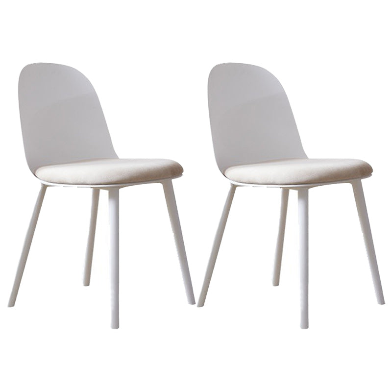 White Modern Dining Table Set 1/2/3/5 Pcs Kitchen Table and Chairs