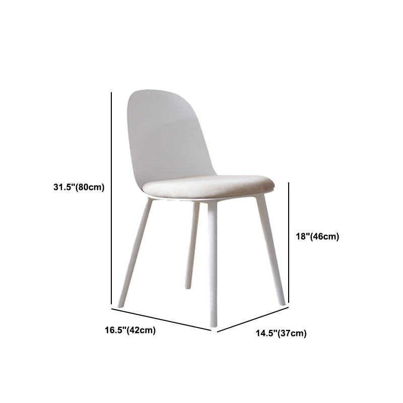 White Modern Dining Table Set 1/2/3/5 Pcs Kitchen Table and Chairs