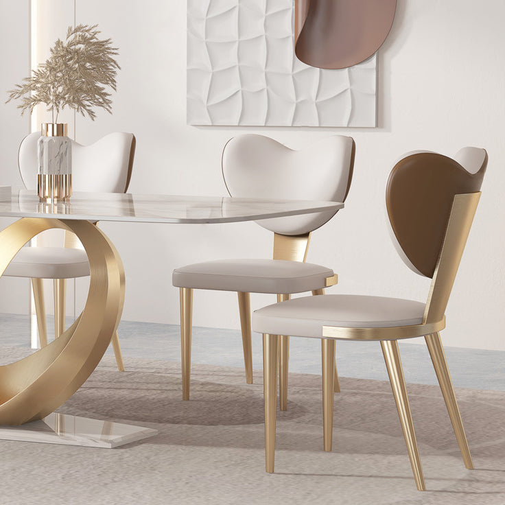 Sintered Stone Top Luxurious Dining Set Rectangle 1/2/4/5/7/9 Pieces Dining Room Table Set