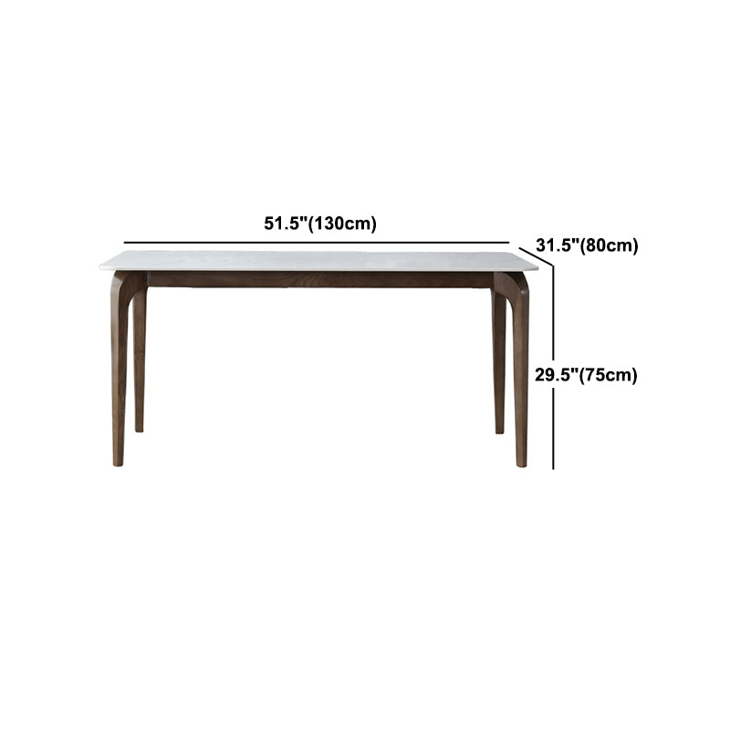 Contemporary Sintered Stone Rectangle Table Set 1/4/5 Pieces Dining Set