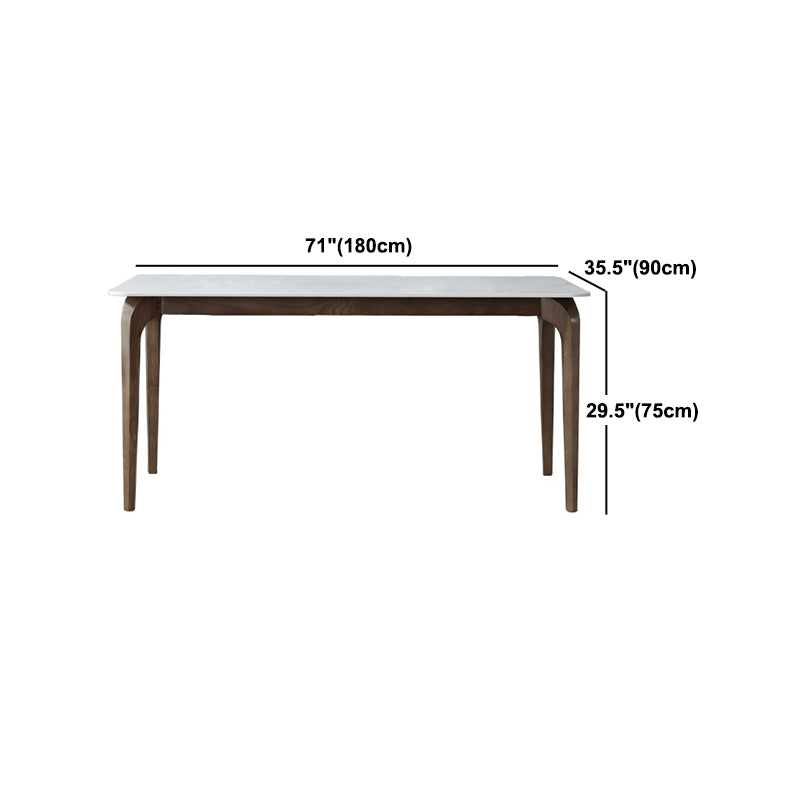 Contemporary Sintered Stone Rectangle Table Set 1/4/5 Pieces Dining Set