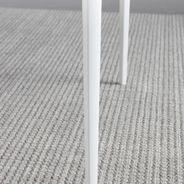 Modern Sintered Stone Dining Set Rectangle 1/4/5/6/7 Pieces Dining Room Table Set in White