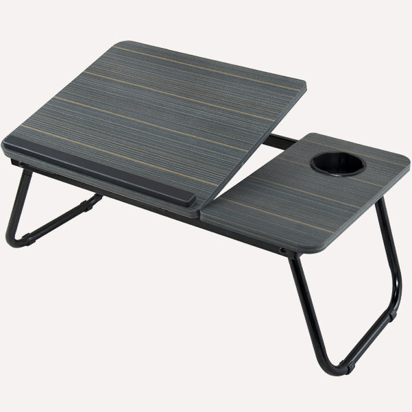 Rectangular Writing Desk Artificial Wood Top Folding Office Desk with Metal Legs