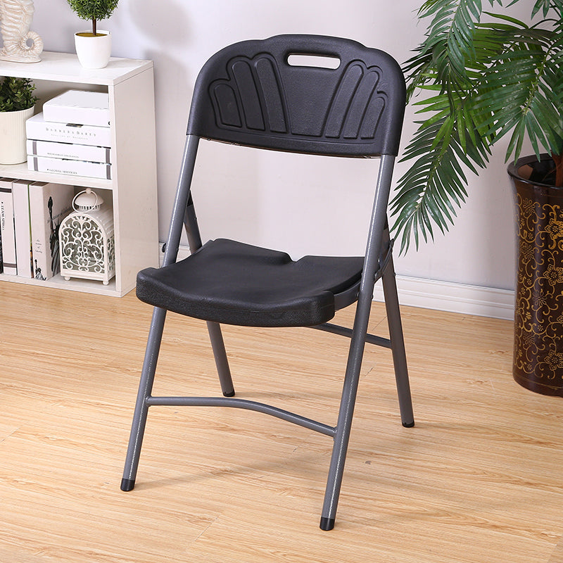Armless Foldable Conference Chair Modern Plastic Office Chair