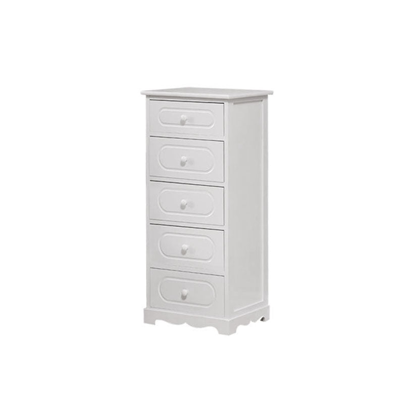 12" W Solid Wood Lingerie Chest Vertical Storage Chest with Drawers