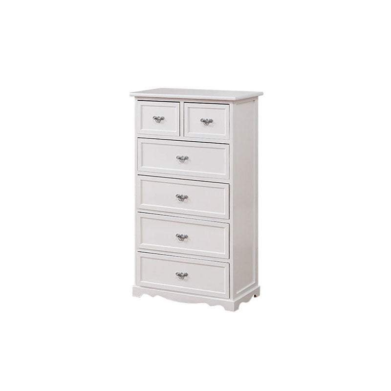12" W Solid Wood Lingerie Chest Vertical Storage Chest with Drawers