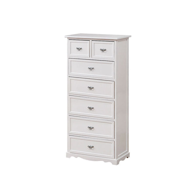 12" W Solid Wood Lingerie Chest Vertical Storage Chest with Drawers