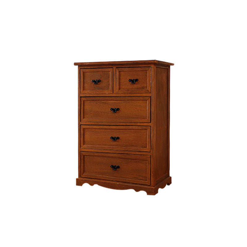12" W Solid Wood Lingerie Chest Vertical Storage Chest with Drawers
