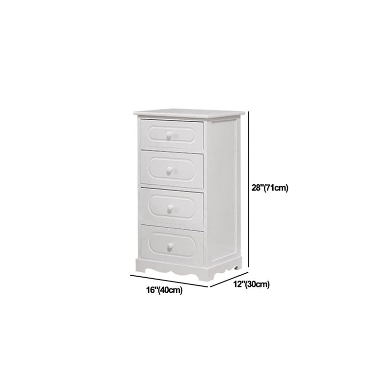 12" W Solid Wood Lingerie Chest Vertical Storage Chest with Drawers