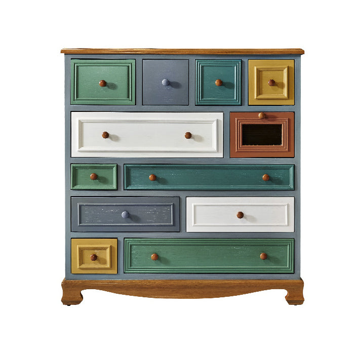 Artificial Wood Storage Chest Vintage Storage Chest Dresser with Drawers