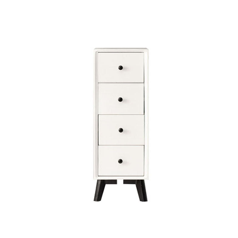 16" W Vertical Wooden Lingerie Chest Modern Storage Chest Dresser with Drawers