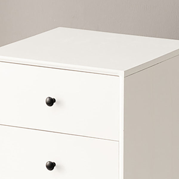 16" W Vertical Wooden Lingerie Chest Modern Storage Chest Dresser with Drawers