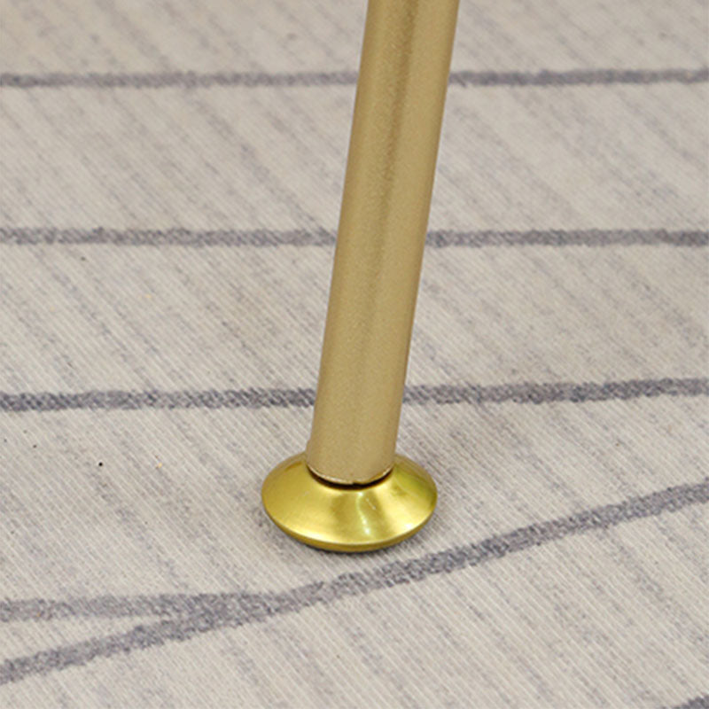 12" W Metal Frame Bookshelf Modern Black / Gold Open Storage Bookcase