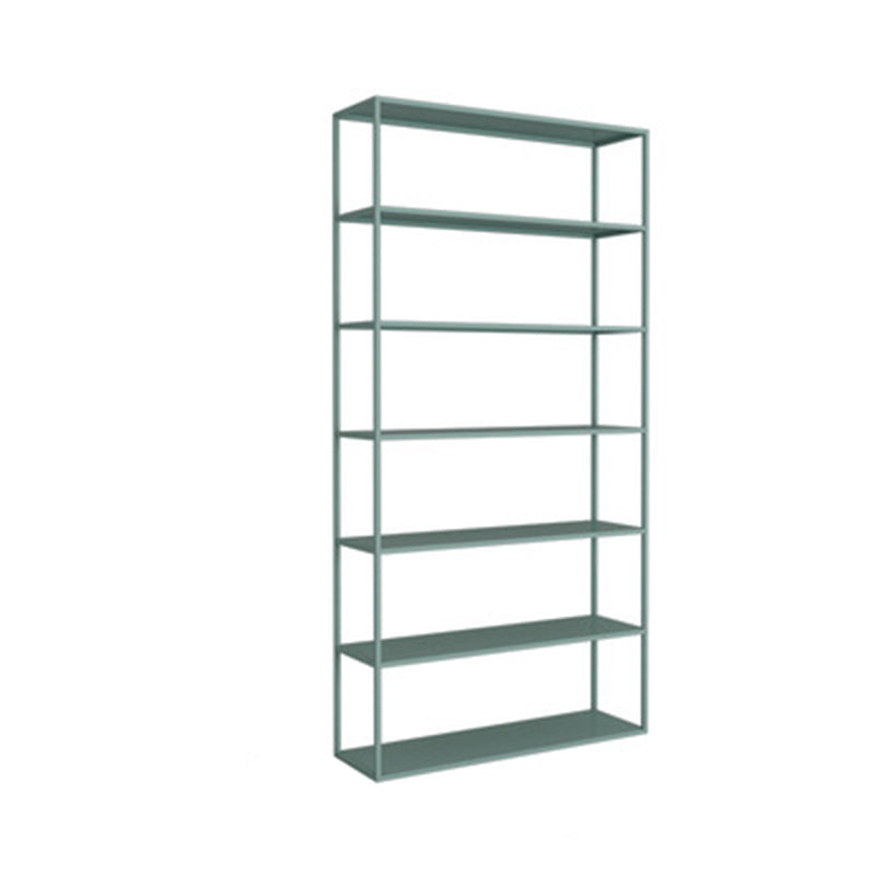 Vertical Metal Frame Bookshelf Modern Open Storage Bookcase , 10" W X 71" H