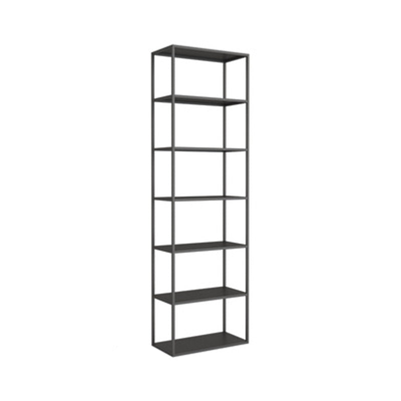 Vertical Metal Frame Bookshelf Modern Open Storage Bookcase , 10" W X 71" H