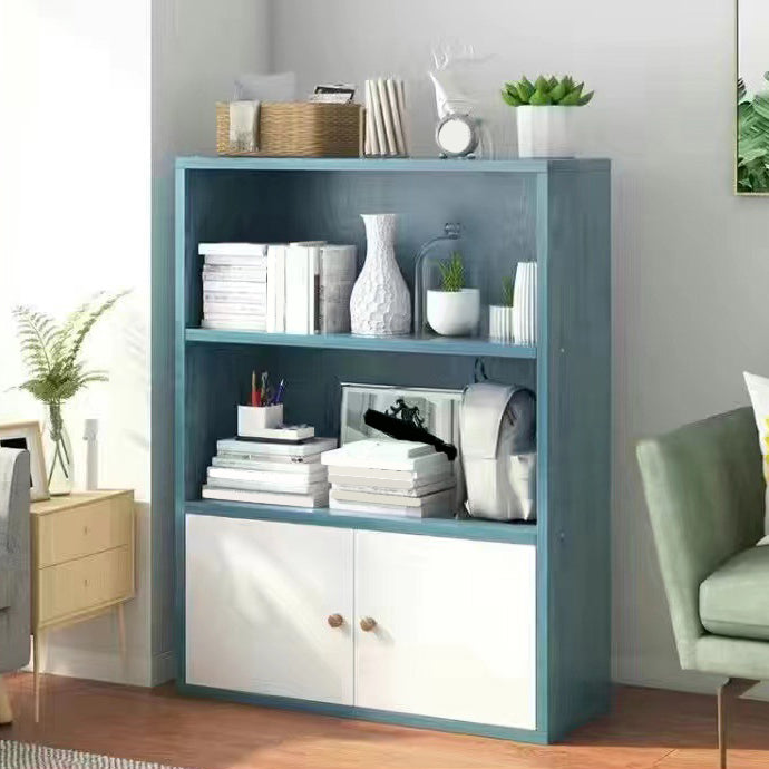 Scandinavian Artificial Wood Bookcase 9" Wide Home Standard Bookshelf