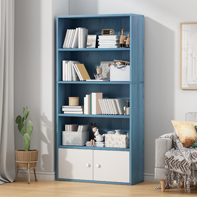 Scandinavian Artificial Wood Bookcase 9" Wide Home Standard Bookshelf