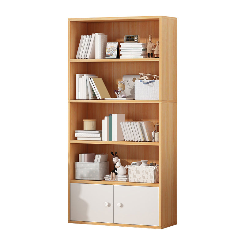 Scandinavian Artificial Wood Bookcase 9" Wide Home Standard Bookshelf